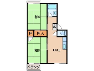 プレジール高松の物件間取画像